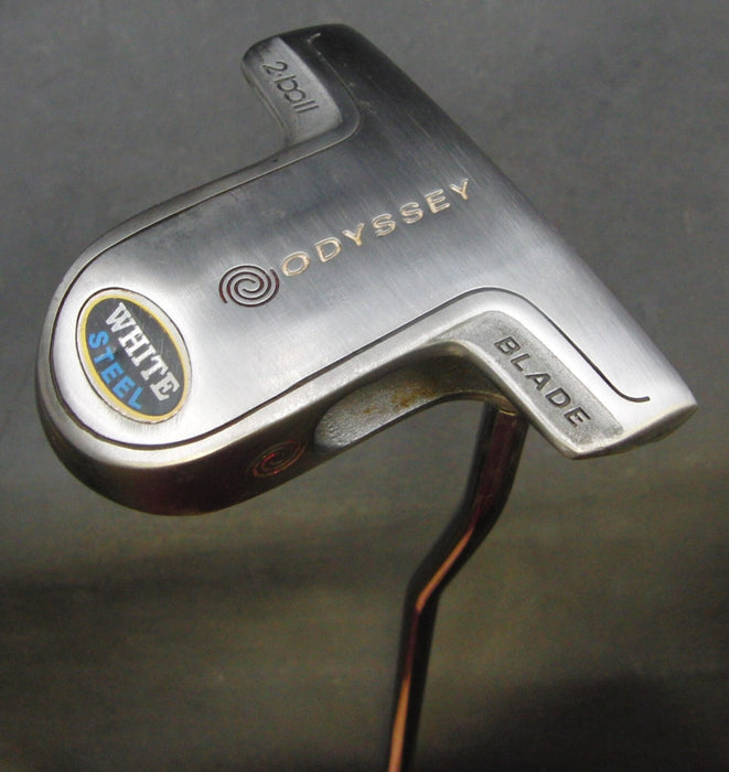 Odyssey White Steel 2-Ball Blade Putter 86.5cm Length Steel Shaft Acer Grip
