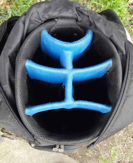 6 Division Hi-Brid Golf Cart Carry Trolley Golf Clubs Bag*