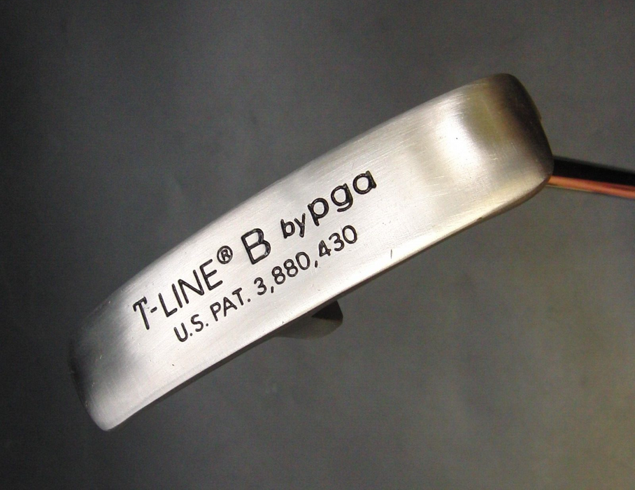 T-Line B By pga Pat 3,880,430 Butterfly Putter 86.5cm Length Steel Shaft