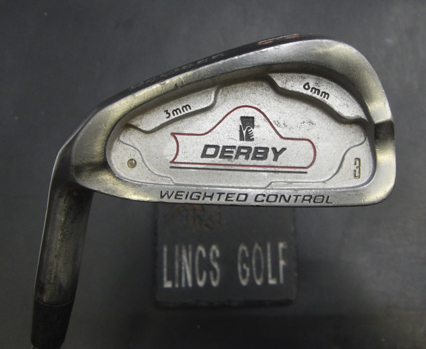 Left-Handed Howson Derby 3 Iron Stiff Steel Shaft Howson Grip