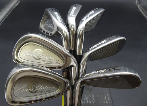 Set of 7x Cleveland Tour Action TA7 Irons 4-PW Regular Graphite Shafts +Grips **