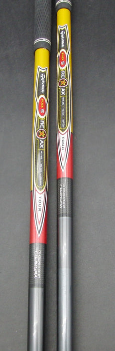 Set of 2 TaylorMade R7 Ti 3 Wood + 5 Wood Stiff Graphite Shafts Golf Pride Grips