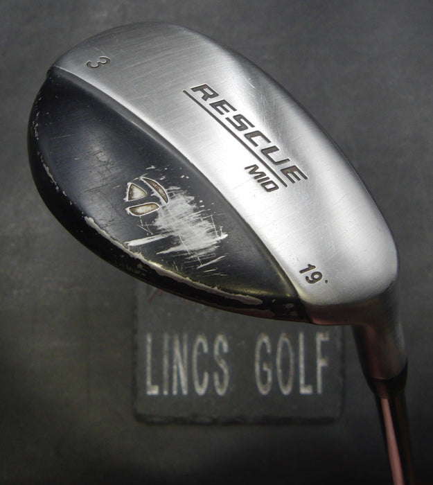 TaylorMade Rescue Mid 19° 3 Hybrid Stiff Steel Shaft TaylorMade Grip