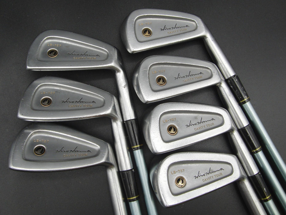 Set of 7x Honma LB-737 Irons 3-9 Stiff Graphite Shafts Honma Grips*