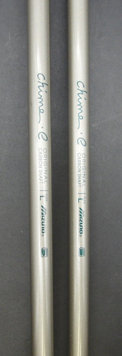 Set of 2 Ladies Mizuno Chime・e Driver & 4 Wood Ladies Graphite Shafts +Grips