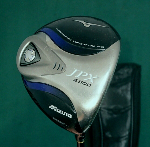 Mizuno JPX E500 10° Driver Stiff Graphite Shaft Golf Pride Grip + Head Cover