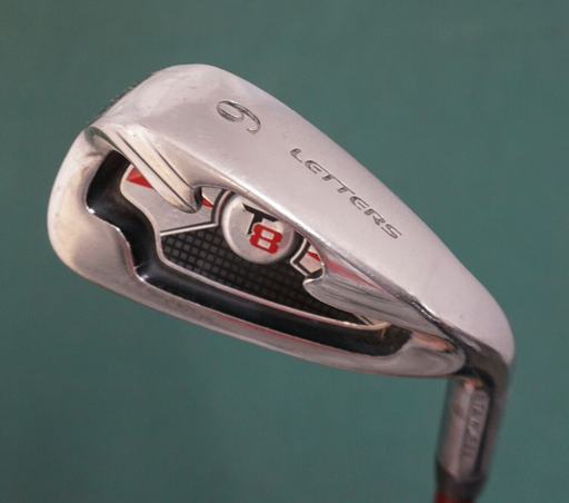 John Letters T8 Stainless 6 Iron Uniflex Steel Shaft John Letters Grip