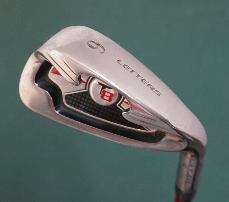 John Letters T8 Stainless 6 Iron Uniflex Steel Shaft John Letters Grip