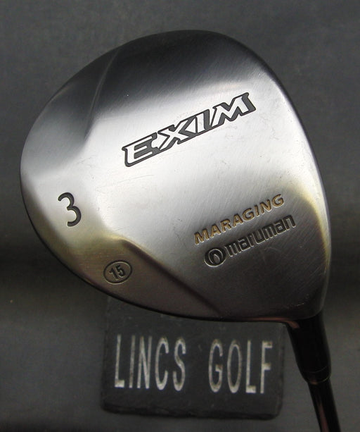 Maruman Exim Maraging 15° 3 Wood Stiff Graphite Shaft Royal Grip