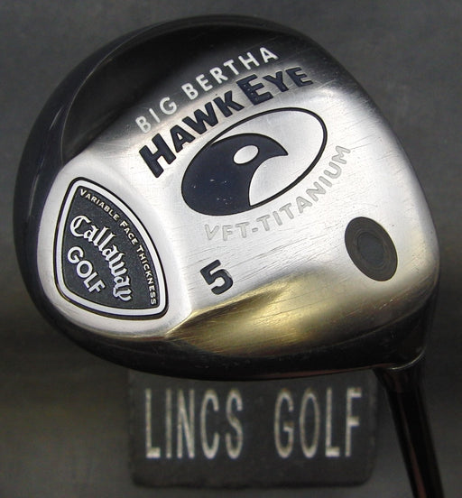 Ladies Callaway Big Bertha Hawk Eye 5 Wood Ladies Graphite Shaft Honma Grip