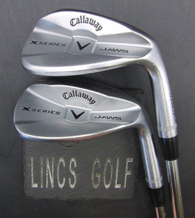 Set of 2 Callaway X Series Jaws 52° Gap Wedge + 58° Sand Wedge