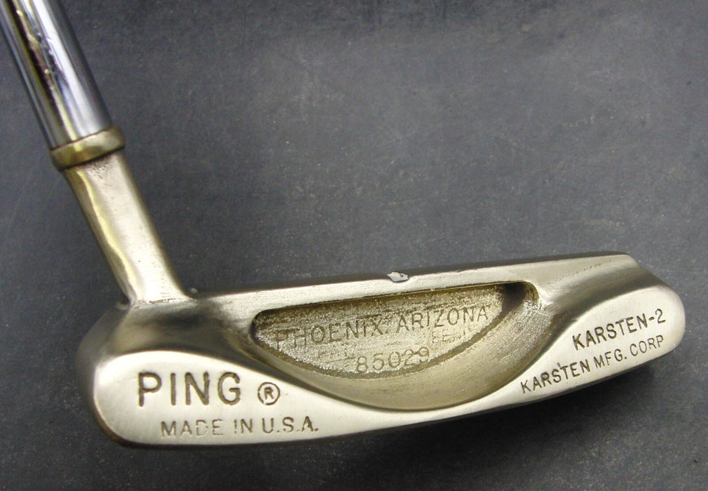 Refurbished Ping Karsten-2 Putter 84cm Playing Length Steel Shaft West Golf Grip