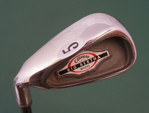 LeftHanded Callaway Big Bertha 5 Iron Regular Graphite Shaft Lamkin Grip