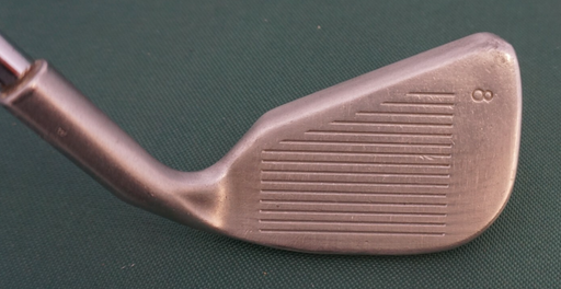 Left Handed Ping Zing Orange Dot 8 Iron Regular Steel Shaft Lamkin Grip