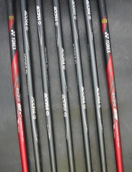 Set of 7x Yonex EZone XPG Irons 5-SW Regular Graphite Shafts GeoLeap Grips*