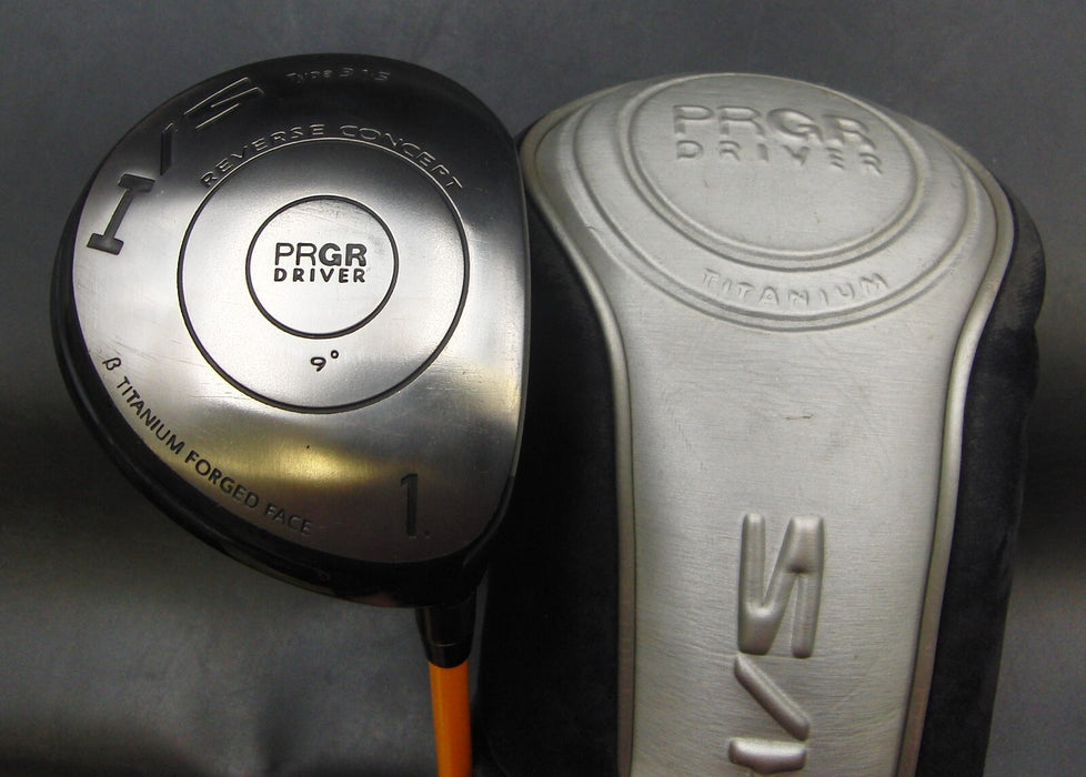 PRGR H/S Type 315 Reverse Concept 9° Driver Regular Graphite Shaft & H/C
