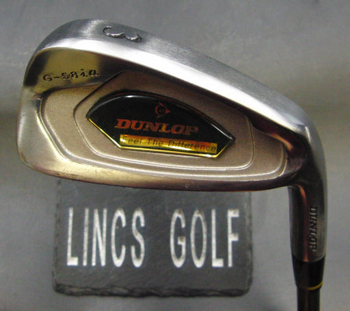 Dunlop G-58 iQ 3 Iron Stiff Graphite Shaft Dunlop Grip