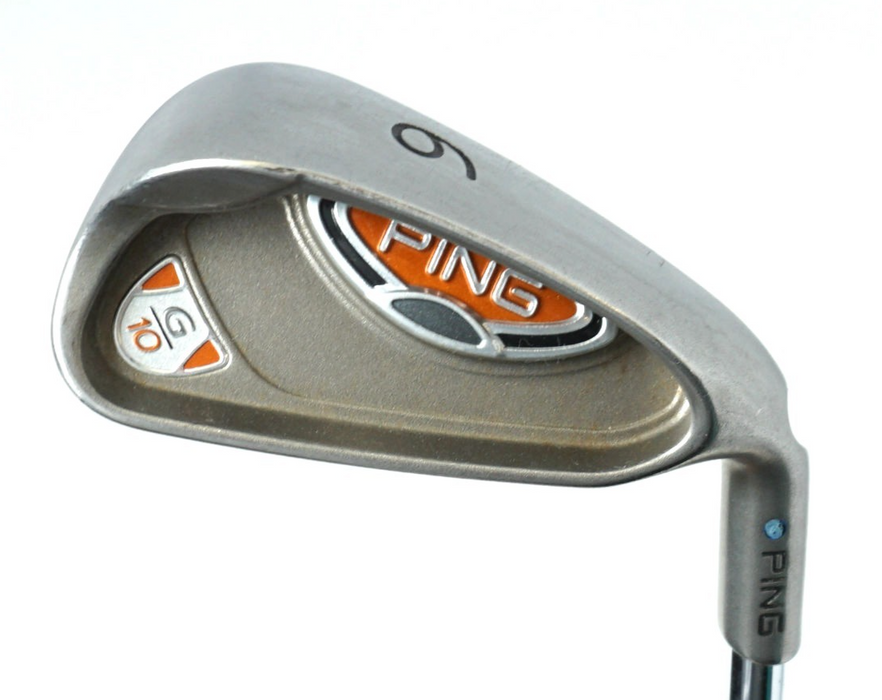 Ping G10 Blue Dot 6 Iron True Temper Regular Steel Shaft Ping Grip