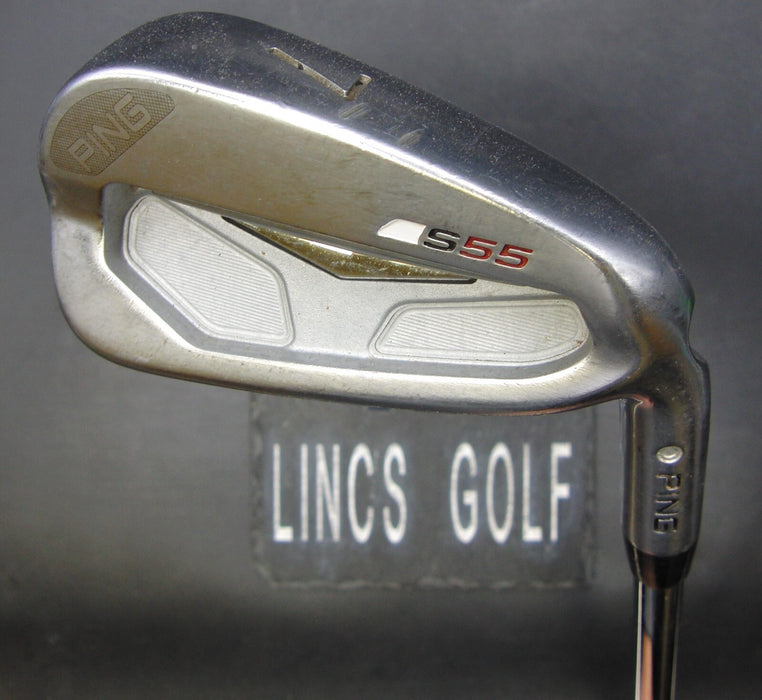 Ping S55 White Dot 7 Iron Extra Stiff Steel Shaft Golf Pride Grip