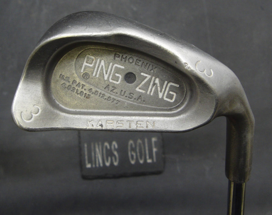 Ping Zing Karsten Black Dot 3 Iron Regular Steel Shaft Ping Grip