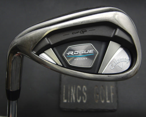 Left-Handed Callaway Rogue Star Pitching Wedge Stiff Steel Shaft Golf Pride Grip