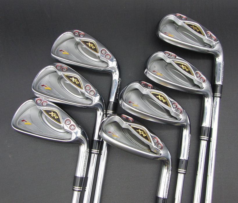 Set of 7 TaylorMade R7 XR 5-SW Irons Regular Steel Shafts PGM Grips*
