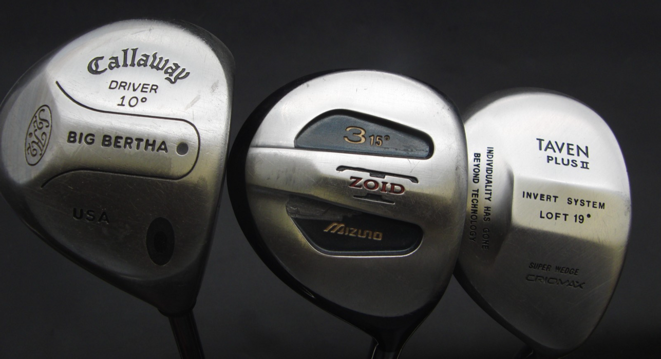 Set Of Callaway Big Bertha 5-PW/SW/GW Irons+3 Wood+3 Hybrid + 10 Driver + Putter