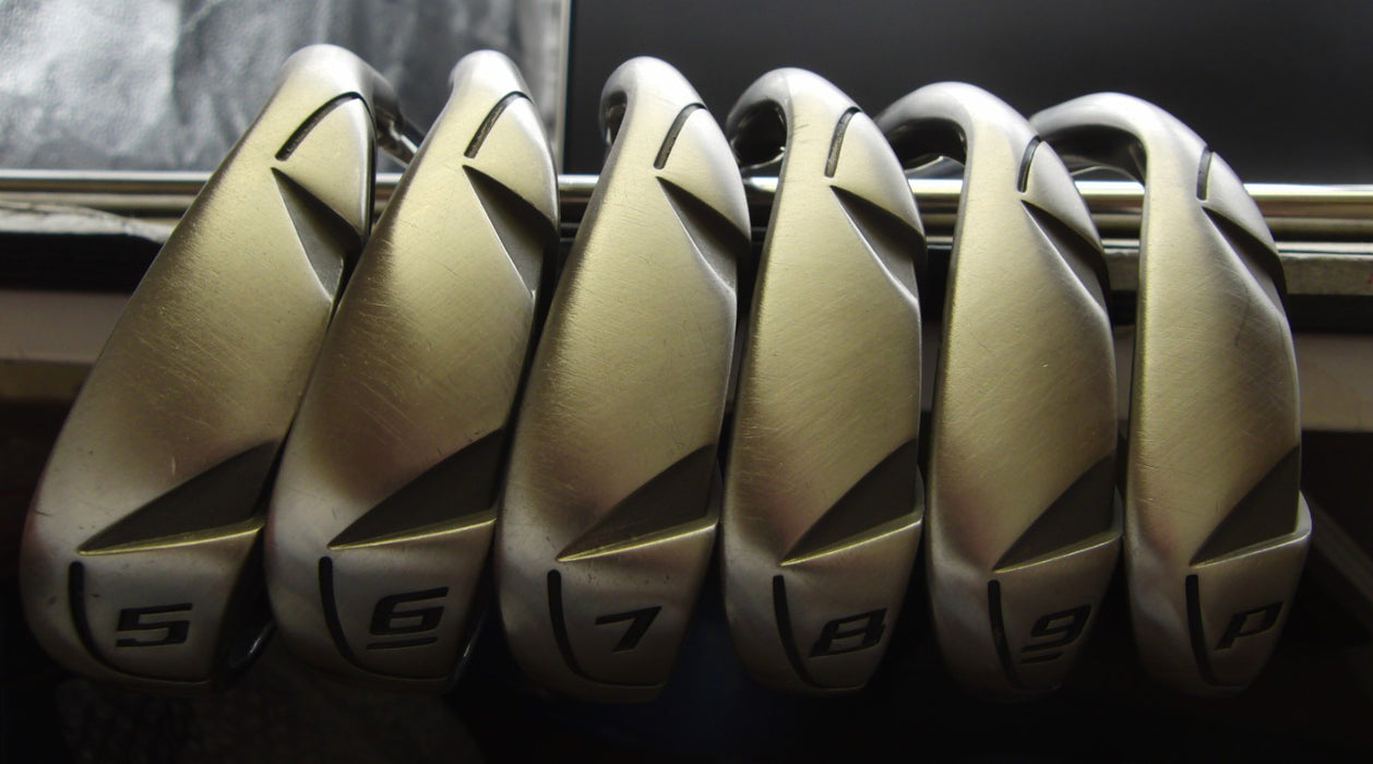 Set of 6x Nike SQ Machspeed 5-PW Irons Stiff Steel Shafts Nike Grips