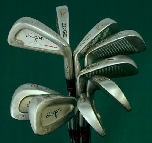 Set Of 9 x Ben Hogan Edge GCD Midsize Irons 3SW Regular Steel Shafts
