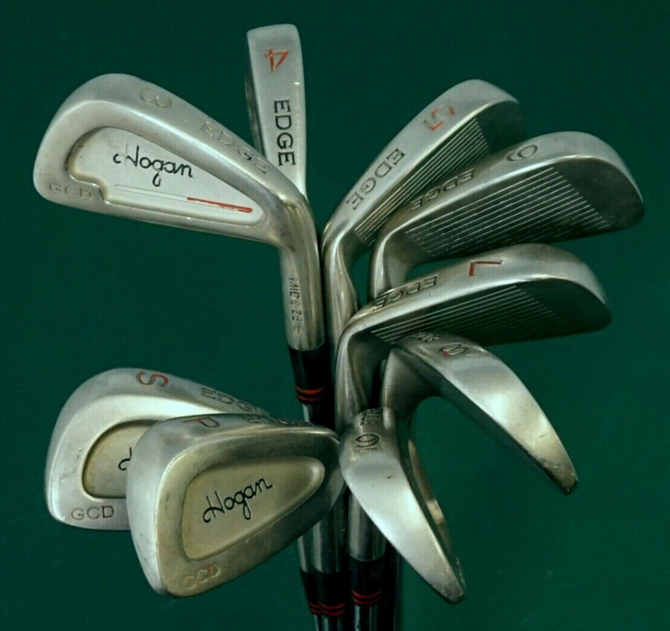Set Of 9 x Ben Hogan Edge GCD Midsize Irons 3SW Regular Steel Shafts