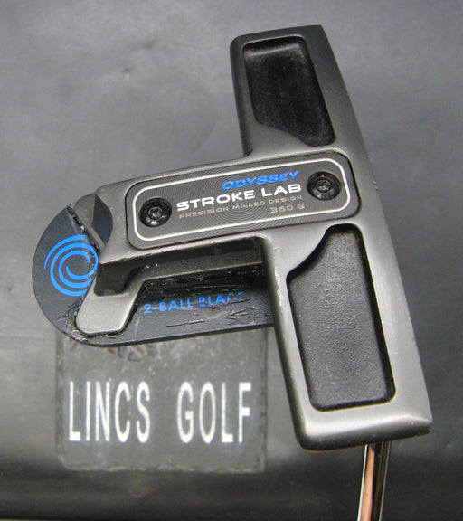 Odyssey Stroke Lab 2-Ball Blade Putter 87.5cm Steel Shaft Super Stroke Grip