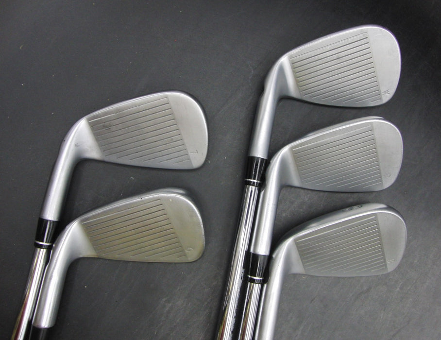 Set of 5x Ping i200 Black Dot Irons 6-PW Stiff Steel Shafts Golf Pride Grips