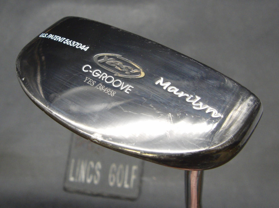 Yes C-Groove Marilyn Putter Steel Shaft 86cm Length Psyko Grip
