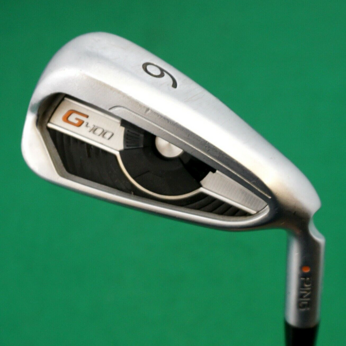 Ping G400 Orange Dot 6 Iron Ping AWT Stiff Steel Shaft Golf Pride Grip