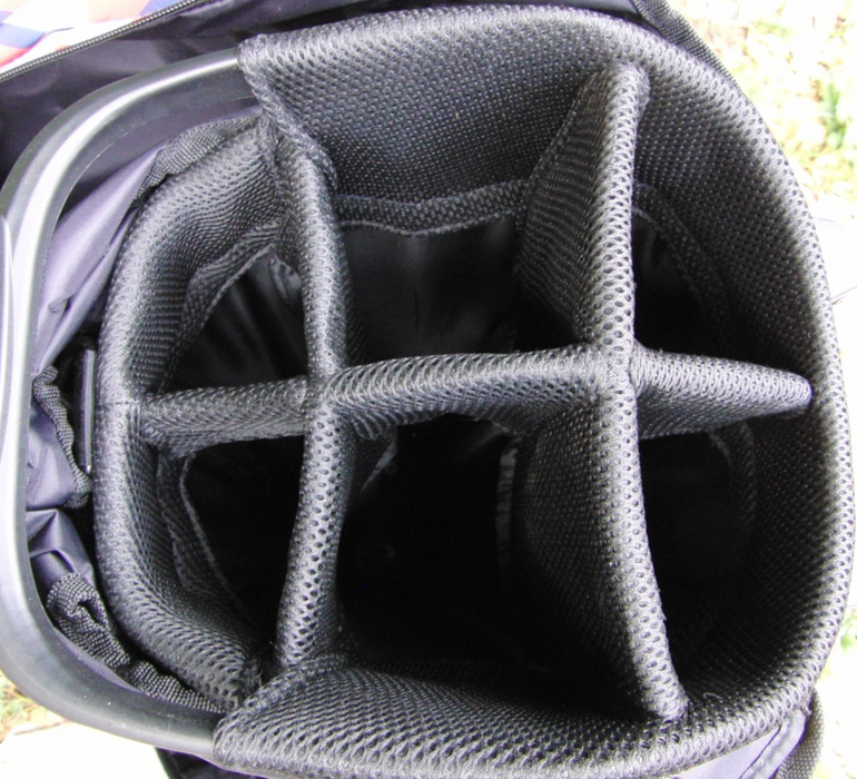 6 Division Tommy Hilfiger Golf Stand Carry Clubs Bag*