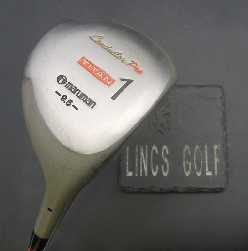 Maruman Titan Conductor Pro 9.5° Driver Extra Stiff Graphite Shaft Black Grip