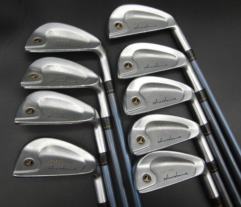Set of 9x Honma LB-300 Irons 3-11 Regular Graphite Shafts HiroHonma Grips*