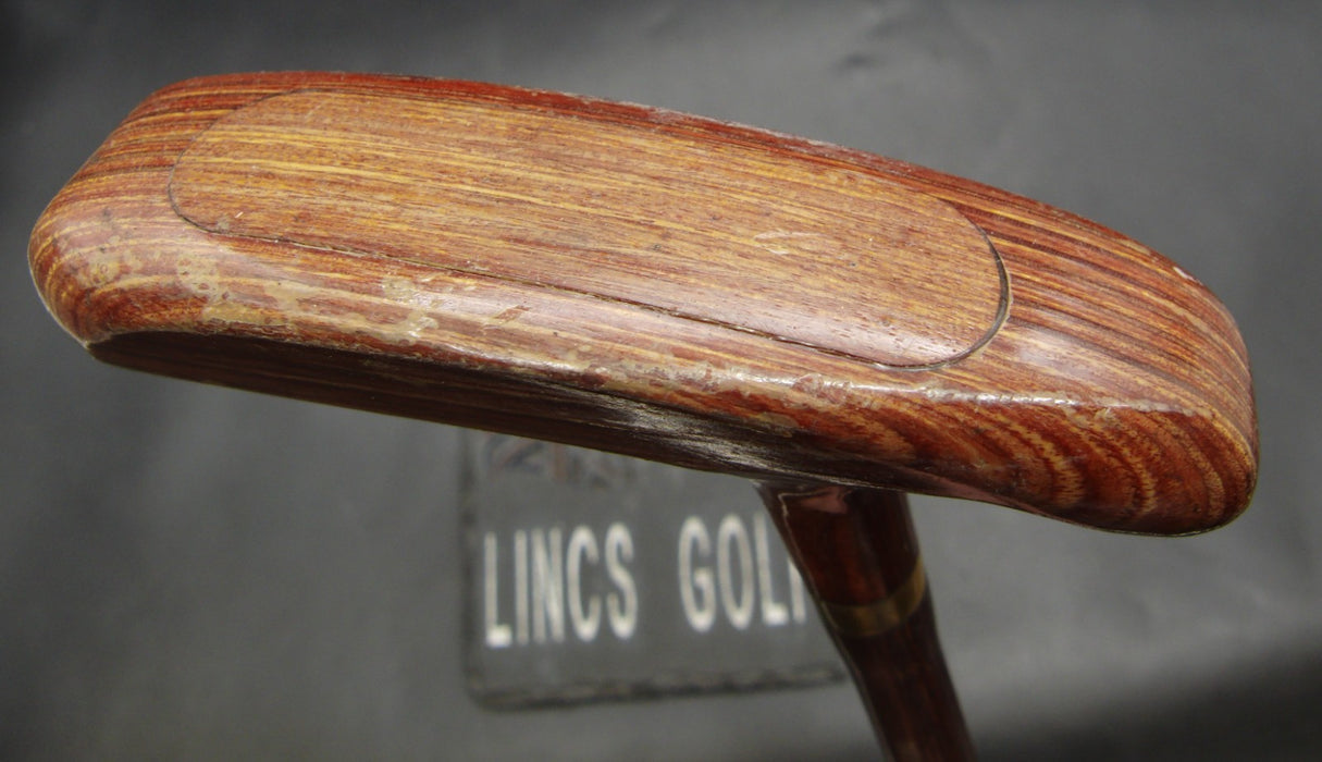 Unbranded Putter 88cm Length Wooden Shaft with Grip