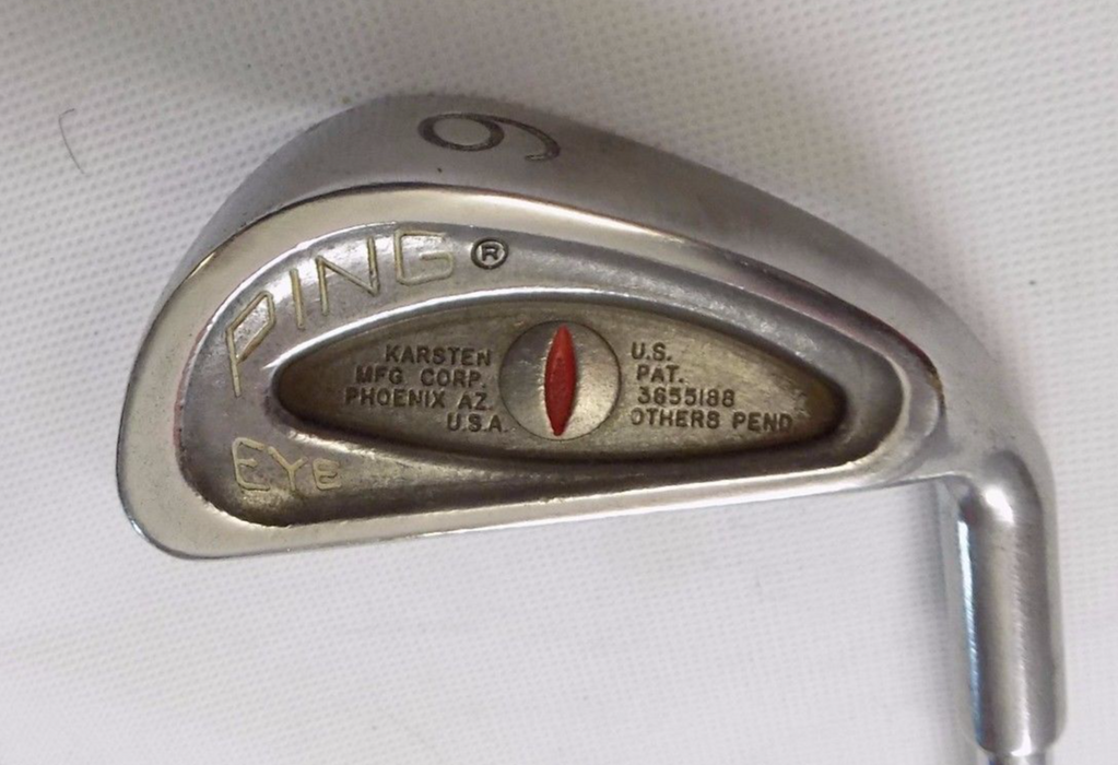 Ping Eye Red Dot 6 Iron Stiff Flex Steel Shaft Ping Grip