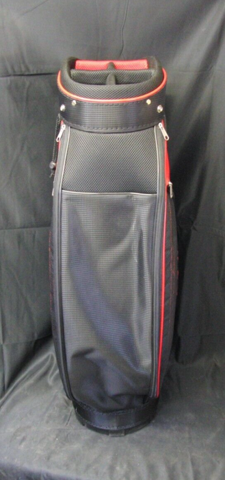 Japanese 5 Division Ignio Black & Red Tour Trolley Cart Golf Bag