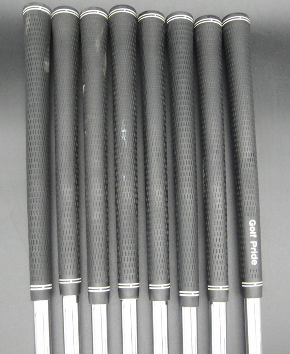 Set of 8x Bridgestone TourStage V3000 Irons 4-PW+AW Stiff Steel Shafts*