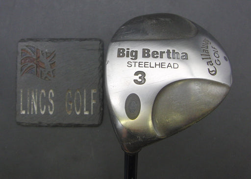 Left-Handed Callaway Big Bertha Steelhead 3 Wood Regular Graphite Shaft