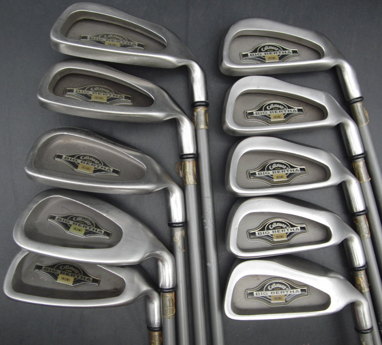 Set of Callaway Big Bertha Irons 3-GW + 10  Driver + 3 Wood + 5 Wood + Putter*