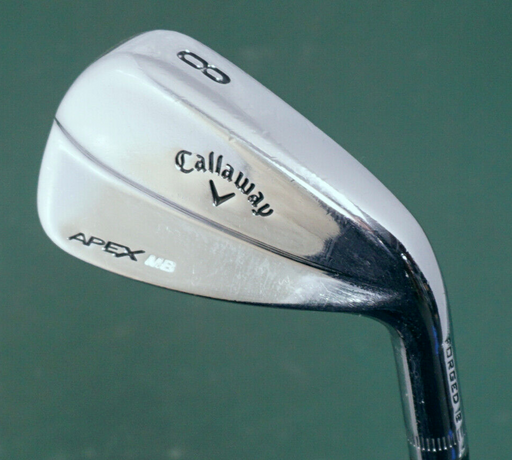 Callaway Apex MB Forged 18 8 Iron Stiff+ Coated Steel Shaft Golf Pride Grip