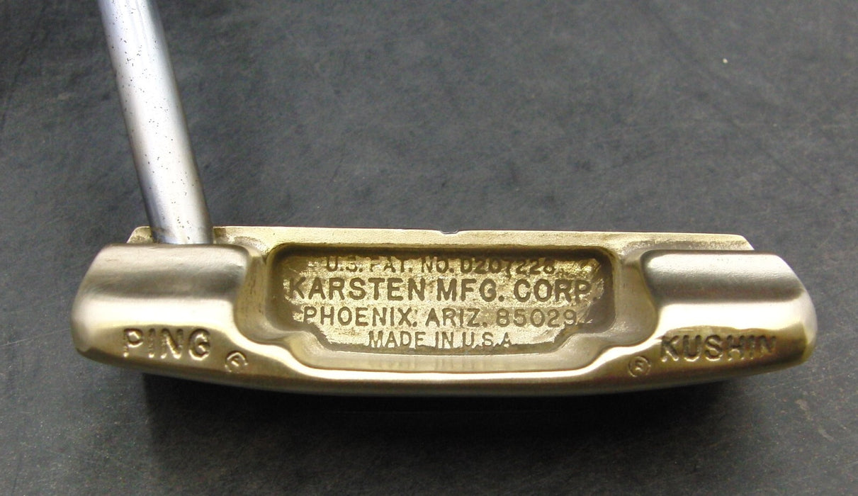 Refurbished Ping Kushin Putter Steel Shaft 88.5cm Length Golf Pride Grip