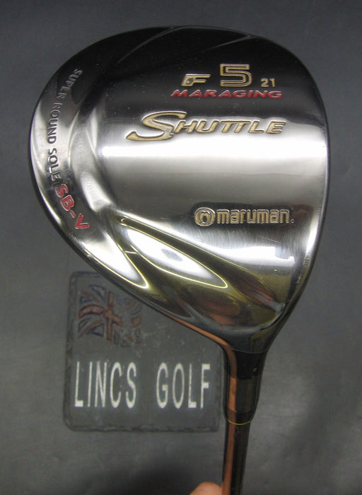 Ladies Maruman F Maraging Shuttle SB-V 21° 5 Wood Ladies Graphite Shaft +Grip
