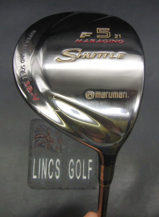Ladies Maruman F Maraging Shuttle SB-V 21° 5 Wood Ladies Graphite Shaft +Grip