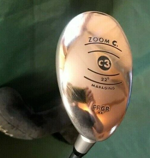 Japanese PRGR Zoom C3 22 Degree Hybrid Stiff Graphite Shaft
