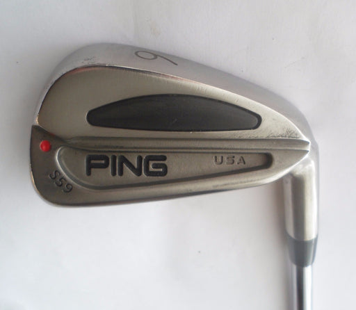 Polished PING S59 Red Dot 6 IRON Dynamic Gold S400 Steel Shaft, TGI Golf Grip