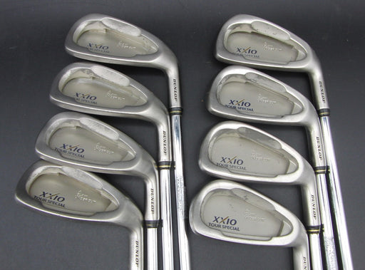 Set of 8x Dunlop XXIO Tour Special 3-PW Irons Stiff Steel Shafts Chaucer Grips
